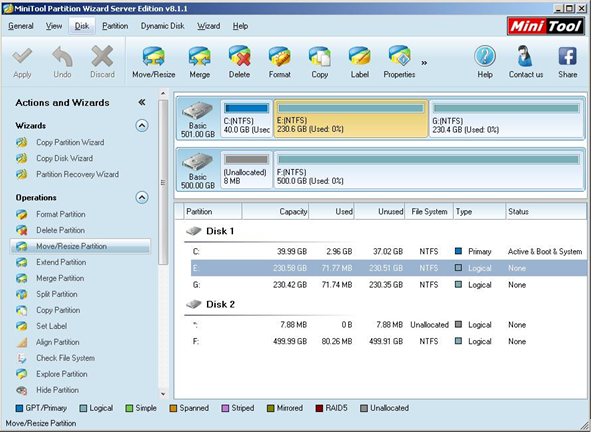 server-management-software-main-interface