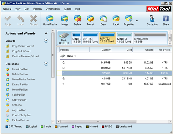 partition-manager-main-interface