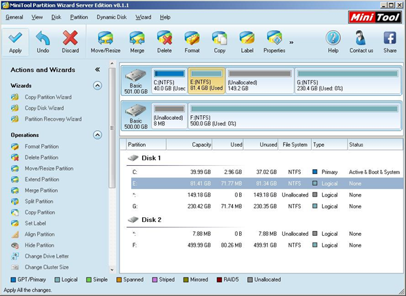 server-2003-partition-manager-move-resize-partition-back-to-interface