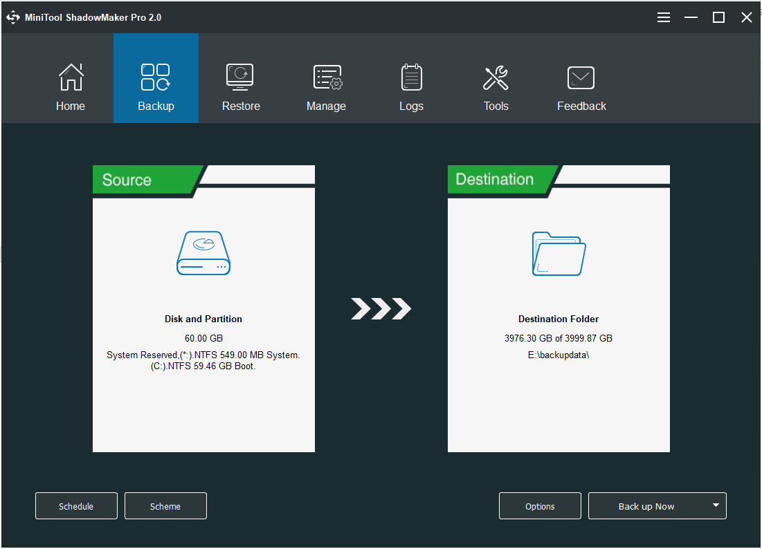 select files by clicking Disk and Partition
